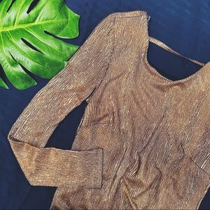 Bailey Blue Gold Dress